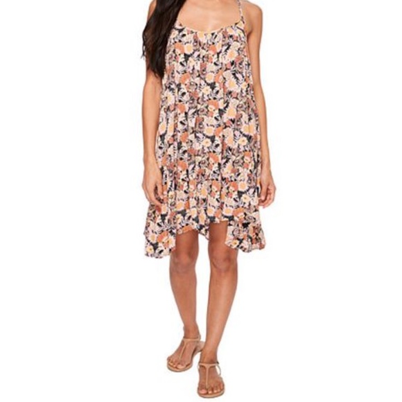 Volcom Simple Things Dress w/ Floral Print NWT!!! - Picture 1 of 6